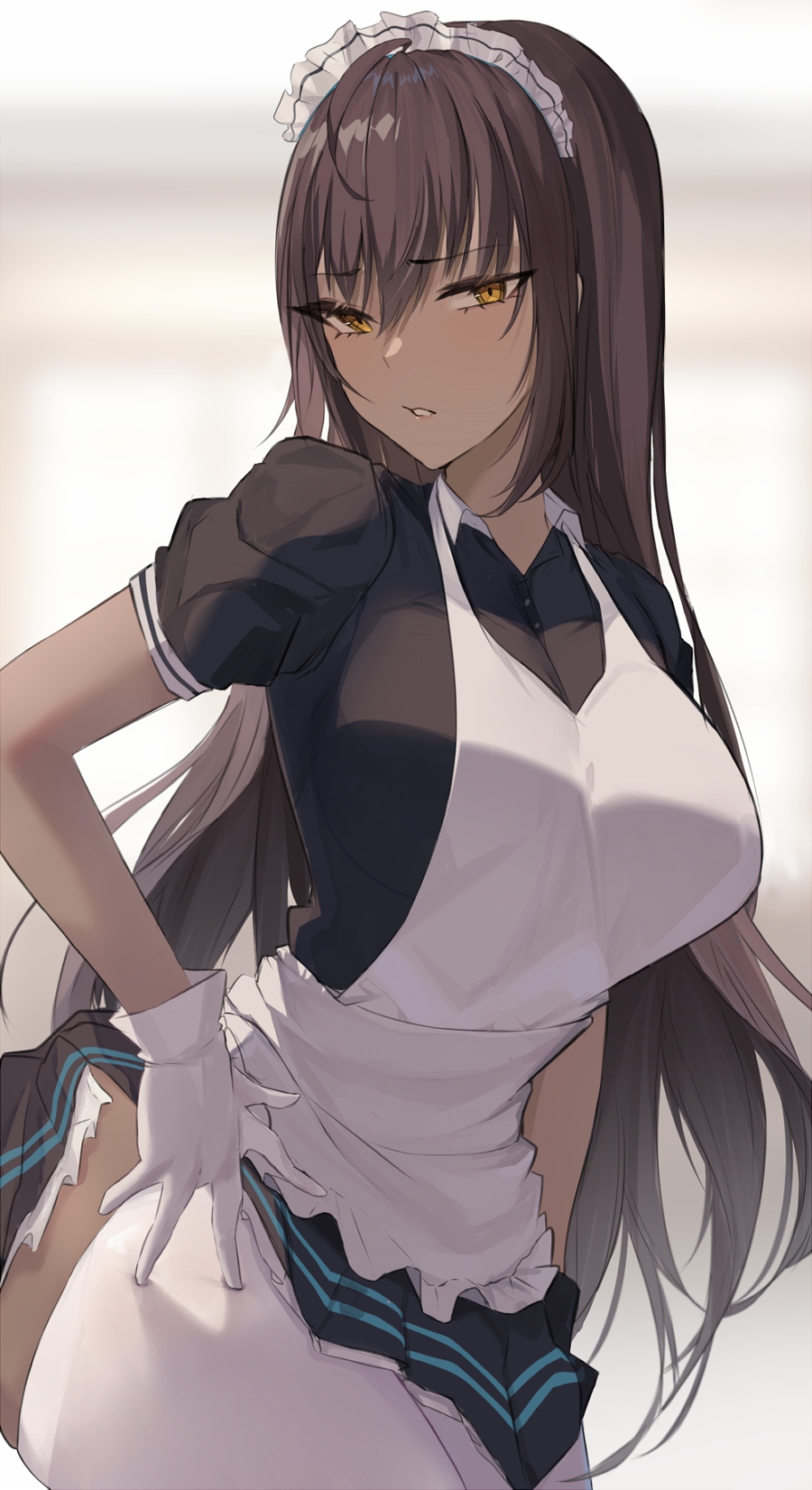 1029, Karin Kakudate (Blue Archive), Maid Outfit